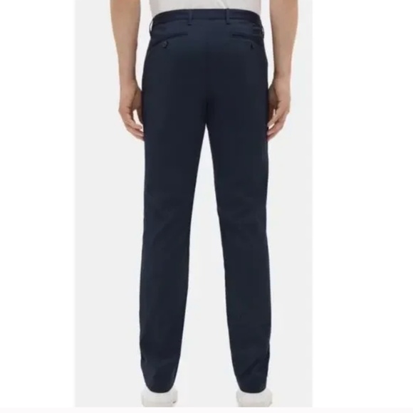 NWT THEORY Zaine Ascend Tech Pants Slim Fit Dark Blue Size 31 - Picture 3 of 14